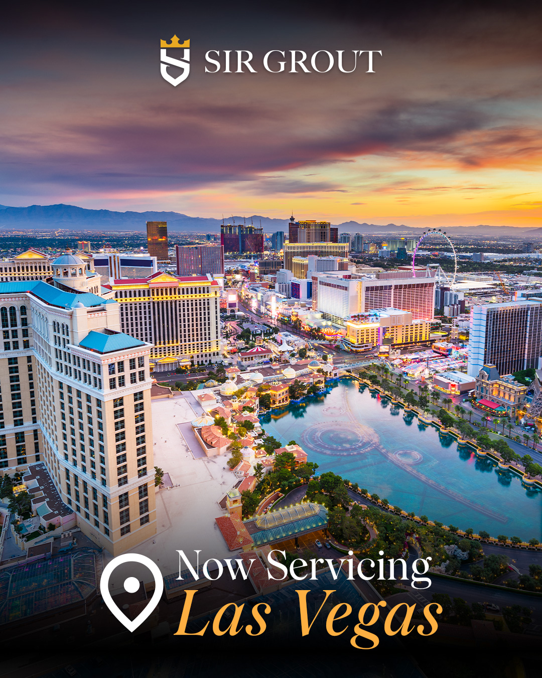 Sir Grout Now Servicing Las Vegas